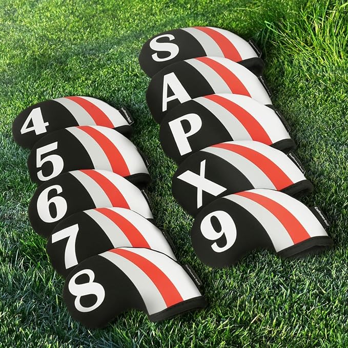 Craftsman Golf US Flag Neoprene Golf Club Head Cover Wedge Iron Protective Headcover for Callaway, Ping, Taylormade, Cobra, Etc.