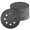 100 Pcs 5 inch Wet Dry Sanding Discs Grit 600 Hook and Loop 8 Hole Silicon by Pukamam