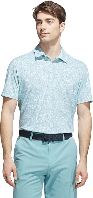 adidas Mens Ultimate365 Mini Bunker Polo Shirt