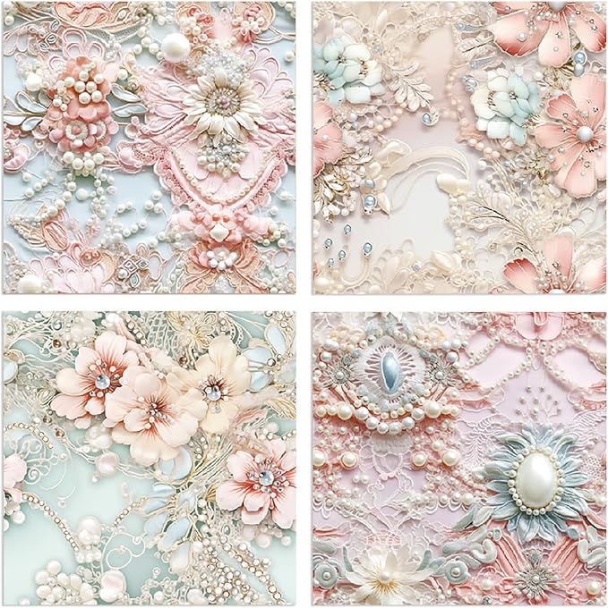 Scrapbook Paper 6X6, Card Making Supplies, Single-Sided Cardstock Paper Pads - Image 4