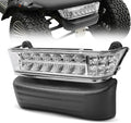 Golf Cart LED Head Light with Bumper Replacement for Club Car Precedent 2004-UP Electric Golf Carts Front Replace Head Light 12V