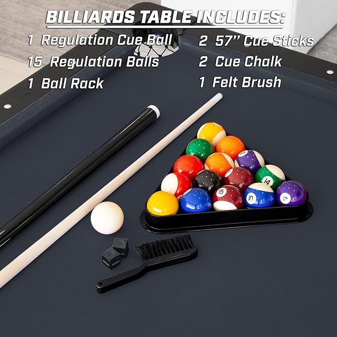 GoSports 6, or 8 ft Billiards Tables - Image 5