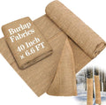 Buryeah 40 Inch x 6.6 ft Burlap Fabrics Roll Natural Jute Burlap Garden Tree by Buryeah