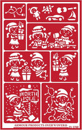 Over'N'Over Reusable Glass Etching Stencils – Durable Self-Stick Designs by OVER+%27N%27+OVER
