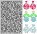 Arbuya Flowers Polymer Clay Texture Mat by Arbuya