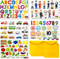 PENGFULL 5 Felt Learning Pieces Set, Alphabet Letters Fruits and Vegetables by PENGFULL