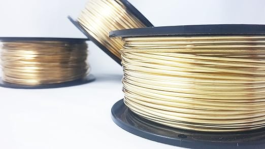 18 Gauge, Jeweler's Brass Wire, Dead Soft, CDA #260-1LB by CRAFT WIRE - Image 4
