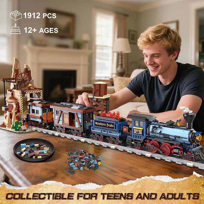 Western Train Building Set - Image 8