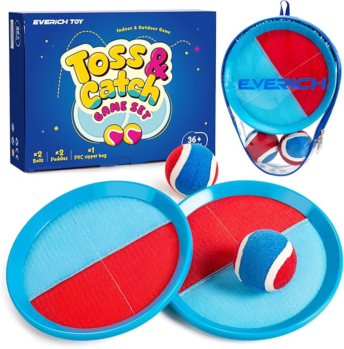 EVERICH Upgraded Toss and Catch Ball Game Set by EVERICHTOY