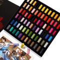 Paul Rubens Professional Soft Pastels, Handmade 72 Vibrant Colors Chalk Pastels by PaulRubens