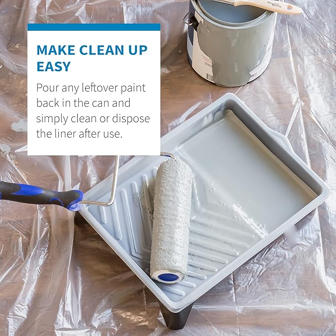 Precision Defined Paint Trays, Paint Roller Trays Liner, Plastic Paint Pan - Image 5