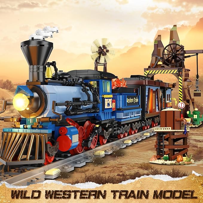 Western Train Building Set - Image 7