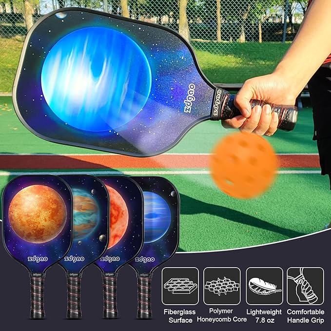 Zdgao Pickleball Set with Net for Driveway, 22 FT Regulation Size Pickle Ball - Image 6