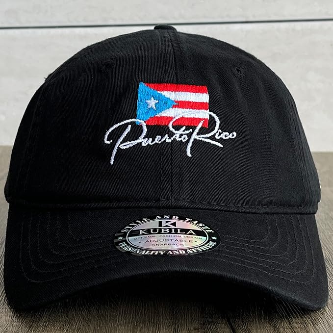 Puerto Rico Hats for Men and Women,Embroidered Dad Hat Adjustable Baseball Cap
