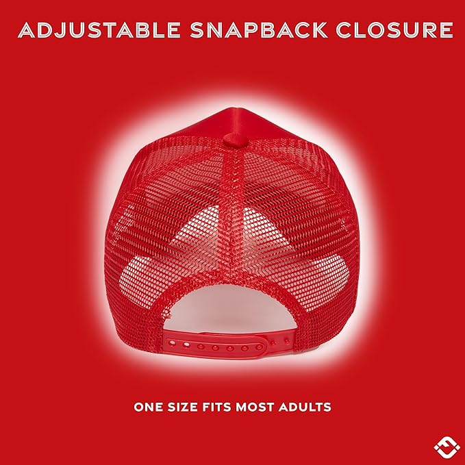 Funky Junque Premium Mesh Snapback Trucker Hat - Stylish Comfort for All - Patriotic, Humor & More