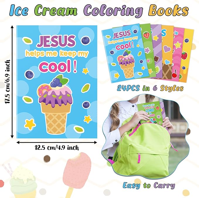 JAPBOR Ice Cream Coloring Books - Image 2