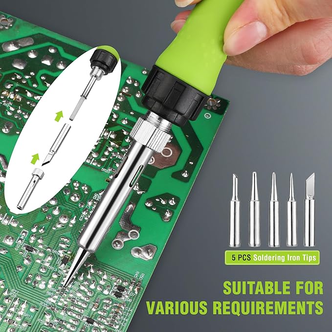WORKPRO Soldering Iron Kit, 90W Soldering Gun - Image 7