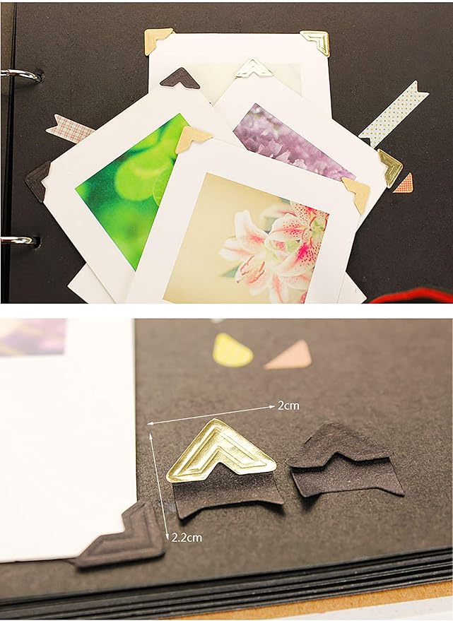 10 Sheet Photo Corners Self Adhesive Photo Foto Corner Stickers - Image 4