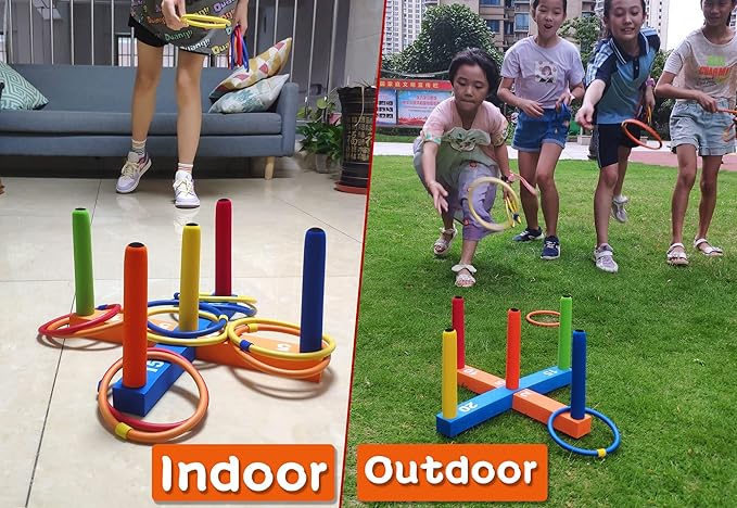 Ring Toss Game for Kids, Indoor & Outdoor Game for Family and Adults - Image 5