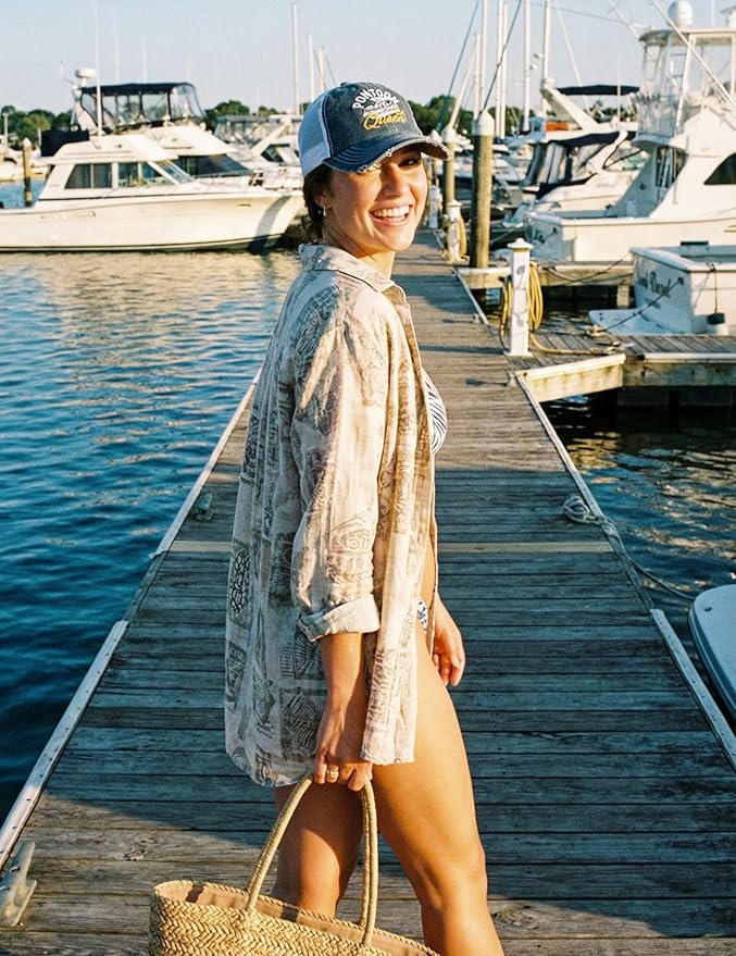 InnoBeta Pontoon Queen Hat, Boat Captain Gifts for Women, Pontoon Accessories Baseball Cap, for Pontoon Owners