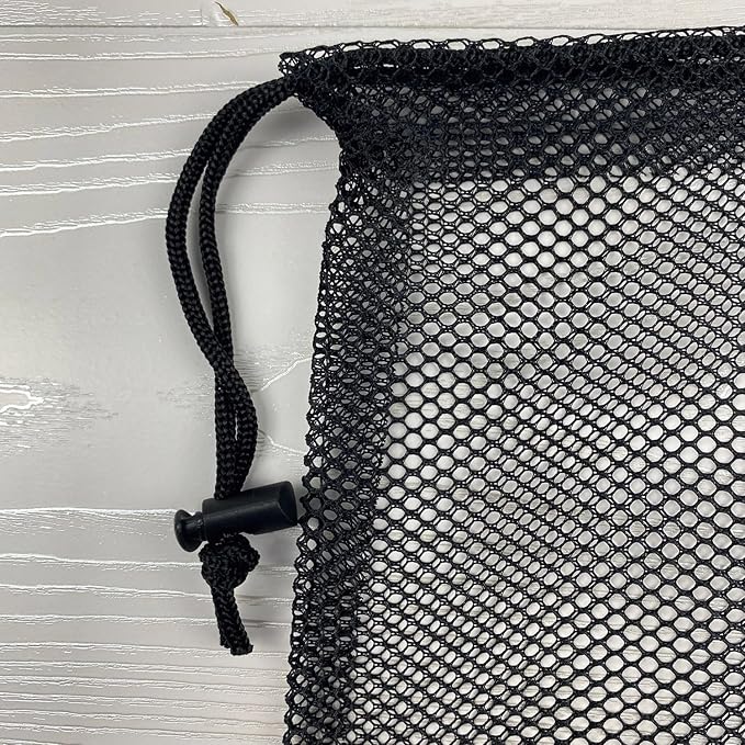 2-Pack Golf Ball & Pickleball Mesh Bag, Golf Balls Bag Sack, Multi-Purpose Net Pouch, Fit for Ping Pong, Table Tennis Ball, Bucket Balls, Household Small Tools Items Storage, Diving