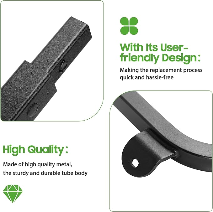 10L0L Golf Cart Front Roof Strut Brackets for Club Car DS 2000-up with Steel Screw Bushings Repair Kit, Heavy Duty Strut Support Reinforcement Repair