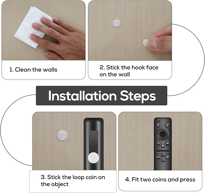 1008 Pairs Self Adhesive Dots, 0.39 Inch / 10mm Diameter Hook and Loop Dots Tape - Image 4