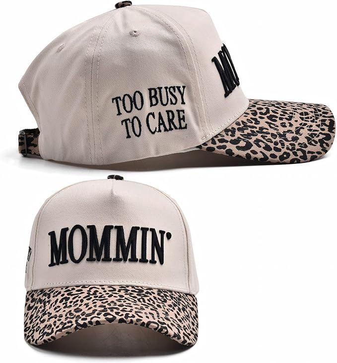 Mommin Trucker Hat,Vintage Two-Tone Women's Baseball Cap with Mama Hat Mothers Day Great Gifts for Mom Wife Stepmom