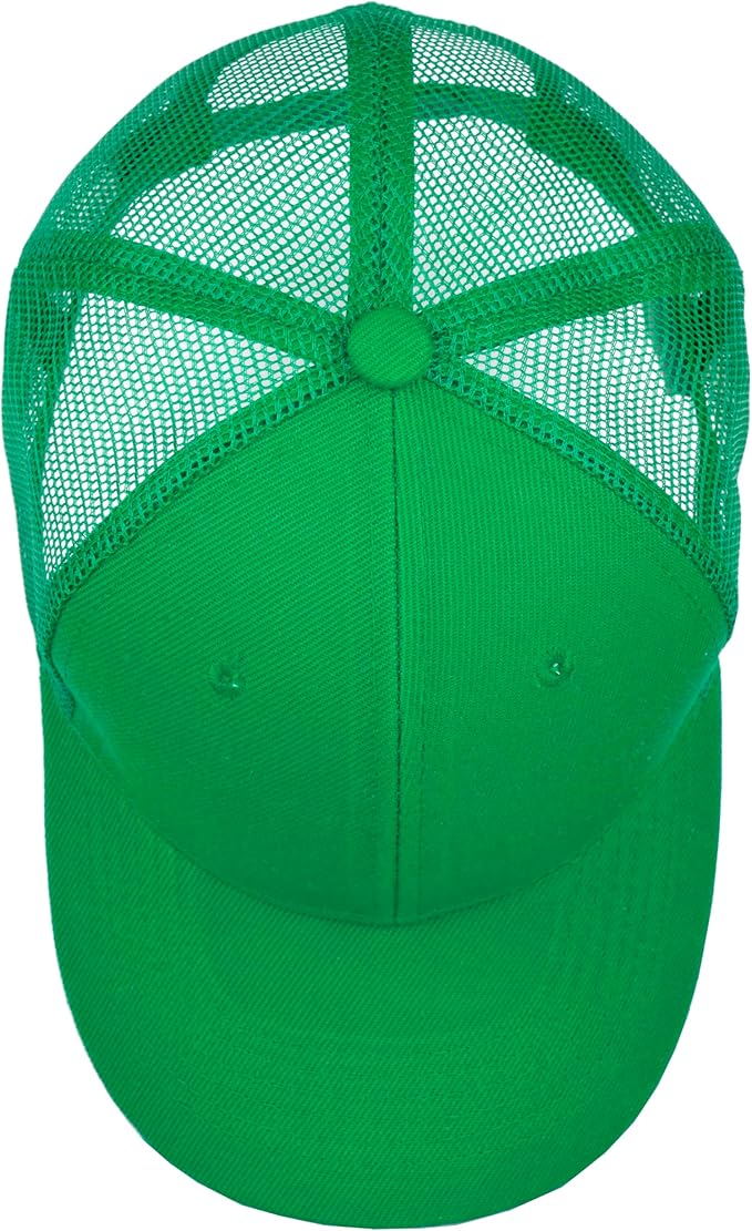 Gelante Mesh Trucker Hat Baseball Cap Structured Front Panel Wholesale LOT 12 Pack