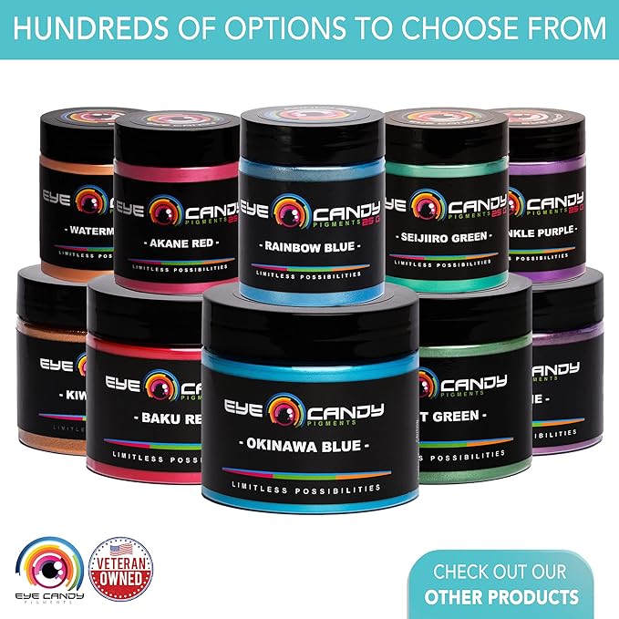 Eye Candy Pigments Premium Blue Mica Powder - Image 9