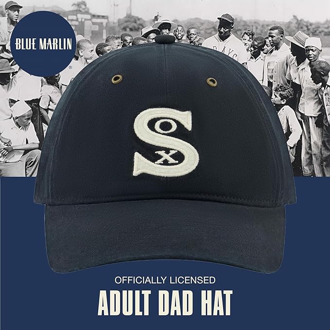 Blue Marlin Dad Hat, Adult Cotton Baseball Cap with Curved Brim, One Size.