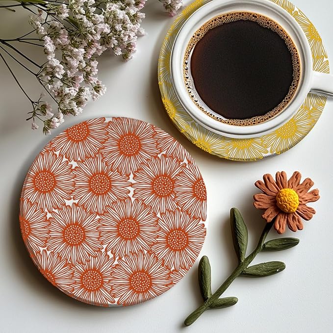 CHGCRAFT Wishing Flowers Polymer Clay Texture Sheets Silicone Texture Stamp - Image 6
