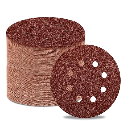 80 Grit 5 Inch Sanding Discs Hook and Loop Sandpaper by SzarintSurfaceCareSolution