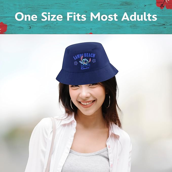 Disney Stitch Dad Hat, Adult Cotton Baseball Cap with Curved Brim
