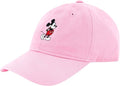 Disney Mickey Mouse Embroidered Cotton Adjustable Dad Hat with Curved Brim