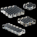 Sanfurney 4 Pieces Acrylic Stamp Blocks Set, 15mm Thick by SANFURNEY