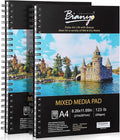 Bianyo Mixed Media Paper Sketchbook, 60 Sheets/Each, 123 LB/200 GSM, by Bianyo