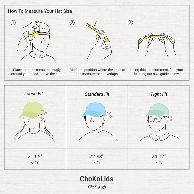 CHOK.LIDS Everyday Premium Dad Hat Unisex Cotton Baseball Cap for Men and Women Adjustable Lightweight Polo Style Curved Brim