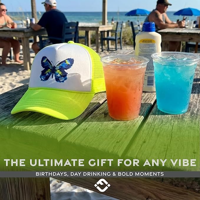 Funky Junque Premium Mesh Snapback Trucker Hat - Stylish Comfort for All - Patriotic, Humor & More