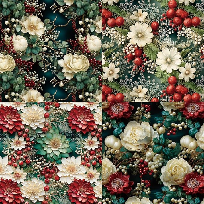 YASMEN Floral Scrapbook Paper Pad - Image 6