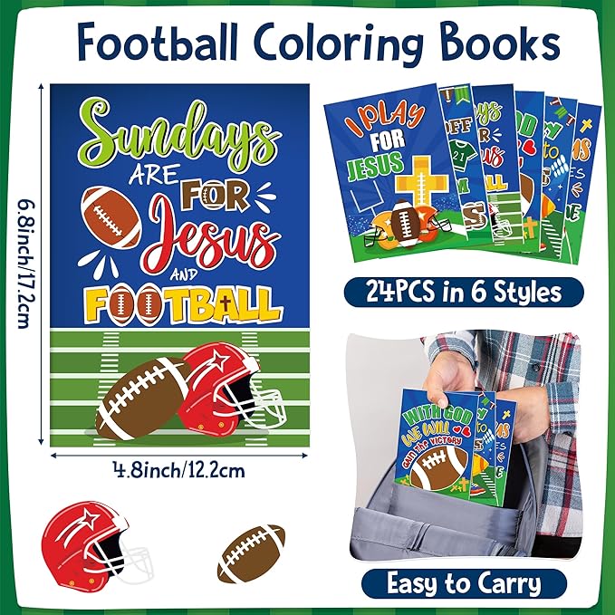 JAPBOR Football Coloring Books for Kids - Image 2