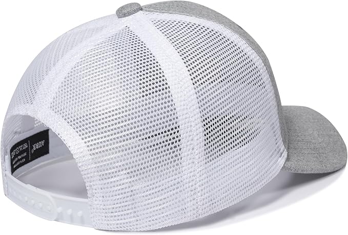 American Flag Trucker Hat, Patriotic Baseball Cap for Men & Women, Breathable Mesh Adjustable Snapback, USA Flag Patch