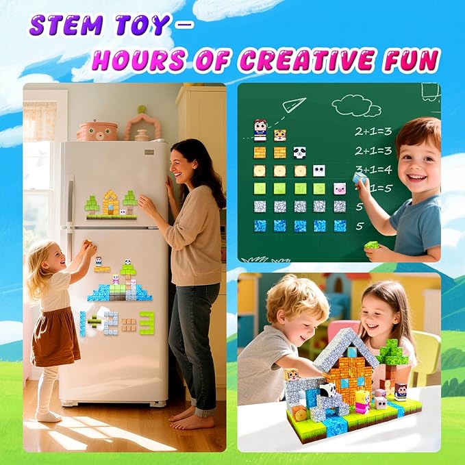 100PCS Magnetic Building Blocks - Image 7