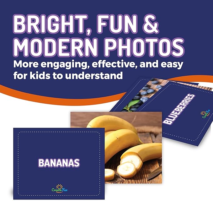 50 Food Double Sided Flash Cards - Image 5