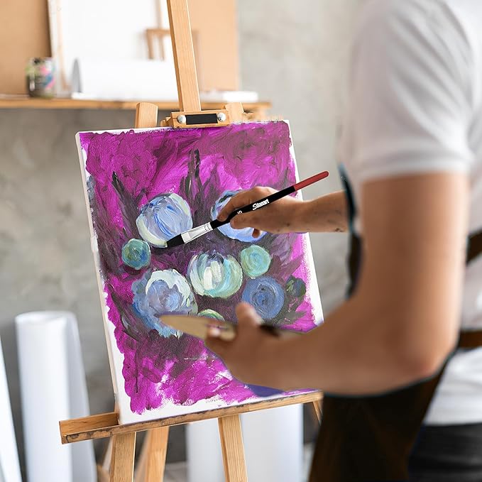 Flat Paint Brushes, Professional Art Paintbrush - Image 4