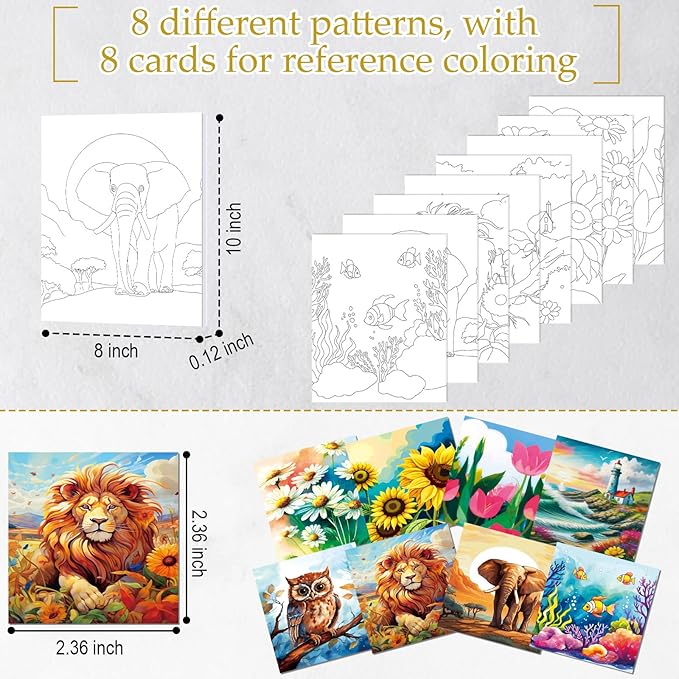 Cholemy 36 Pcs Paint and Sip Kit - Image 3