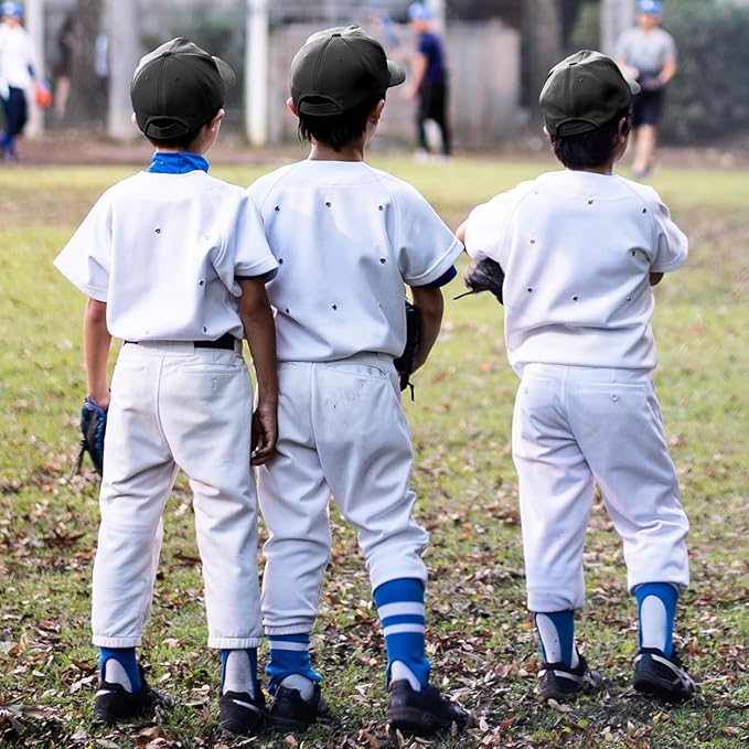 Shyyween Kids Baseball Caps Youth Adjustable Plain Baseball Hats Cotton Blank Hats Bulk for Girls Boys Sport Team