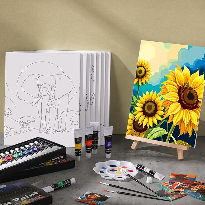 Cholemy 36 Pcs Paint and Sip Kit - Image 2