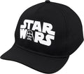 Star Wars Classic Embroidered Logo Flatbrim Baseball Cap Hat, Boys Youth