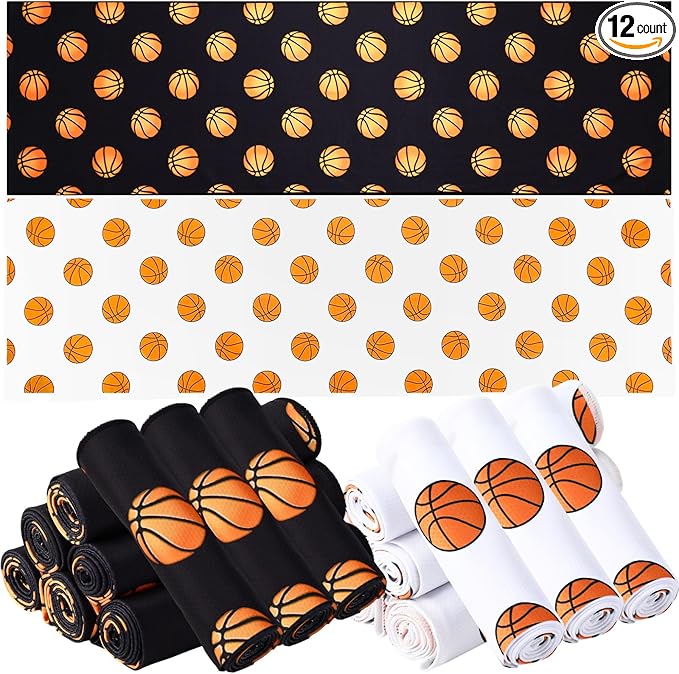 FuWeave 12 Pcs Cooling Towel 40 x 12 Inch Basketball Baseball Football Volleyball Soccer Softball Microfiber Fast Drying Towel for Gift Women Men
